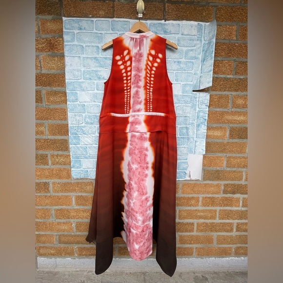 ALTUZARRA
Penelope Dyed Gradient Asymmetric Midi-Dress SIZE 46/16 - Picture 11 of 17